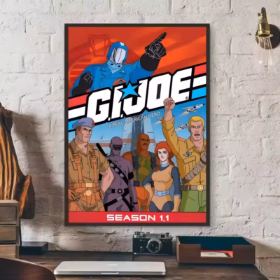 Retro Inspired Graphic Artwork G.I. Joe Wall Art