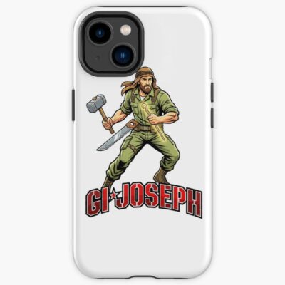G.I. Joseph Holding Hammer Iphone Case
