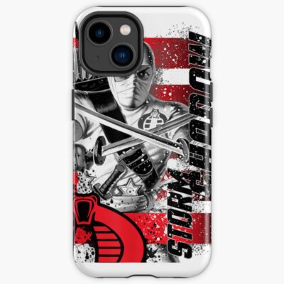 G.I. Joe Storm Shadow Paint Splatter Logo Men Iphone Case