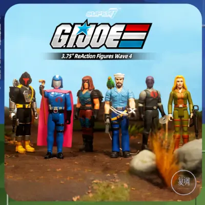 In Stock Super7 G.I. Joe Series 4 Retro