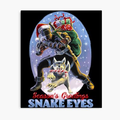 G.I. Joe Christmas Snake Eyes Seasonand 39 S Greetings Poster