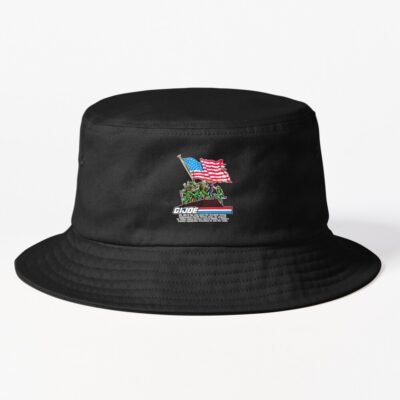 G.I. Joe In The 80s Usa Flag Bucket Hat