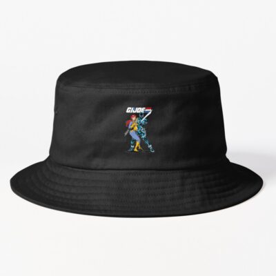 G.I. Joe In The 80s Funny Drawing Bucket Hat