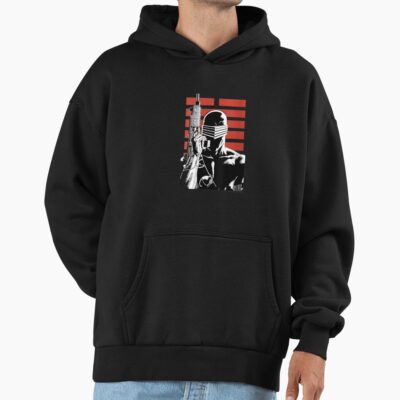 Womens G.I. Joe Snake Eyes Portrait V Neck T Shirt Hoodie