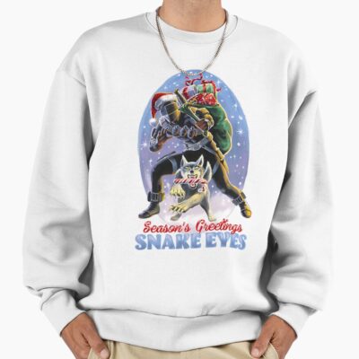G.I. Joe Christmas Snake Eyes Greetings Sweatshirt