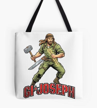 G.I. Joseph Holding Hammer Tote Bag