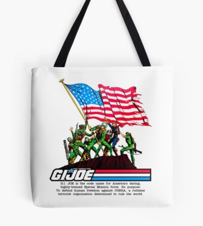 G.I. Joe In The 80s Usa Flag Tote Bag