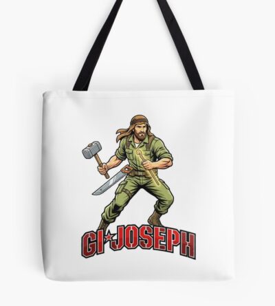 G.I. Joseph Holding Hammer Tote Bag