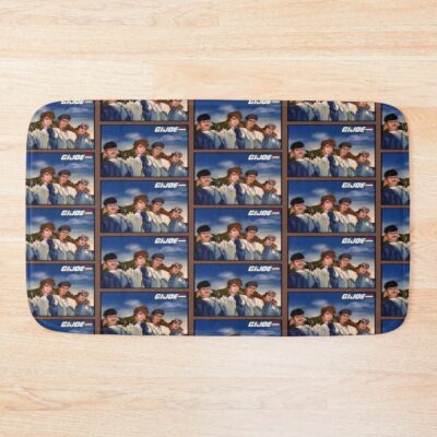 G.I. Joe Random Moment 1 Brown Border Bath Mat