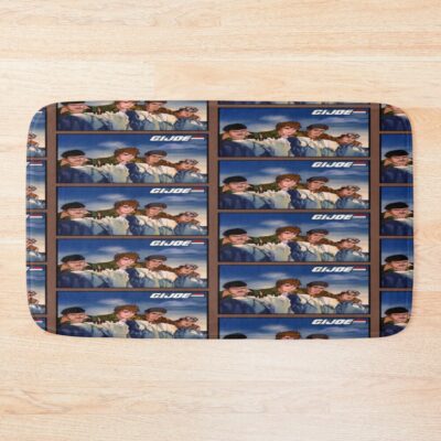 G.I. Joe Random Moment 1 Brown Border Bath Mat