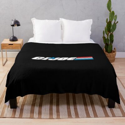 G.I. Joe Logo Text Throw Blanket