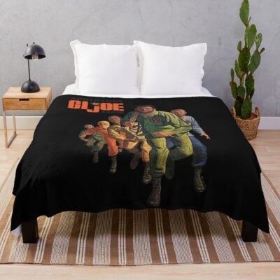 G.I. Joe In The 80s Throw Blanket