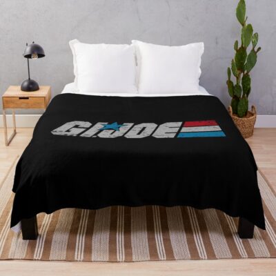 G.I. Joe Vintage Design Logo Throw Blanket