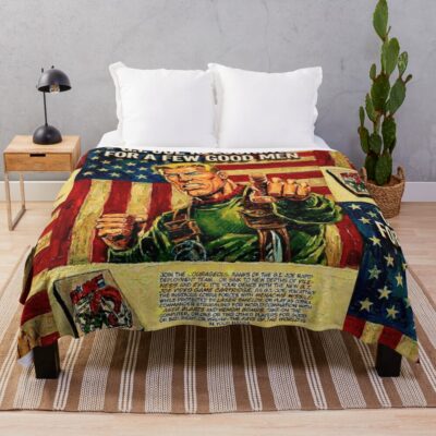 A Call To Courage The G.I. Joe Legend Throw Blanket