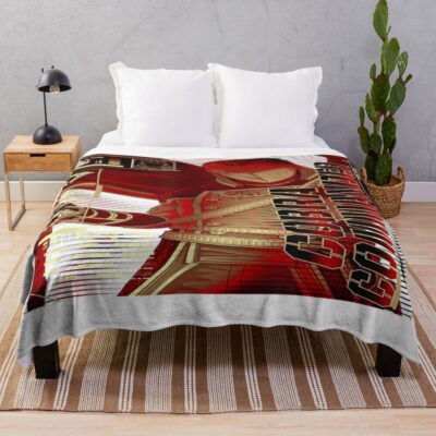 G.I. Joe Cobra Commander Leader Schematic Throw Blanket