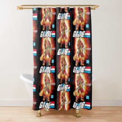 G.I. Joe Blowtorch Shower Curtain
