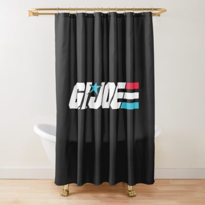 G.I. Joe Design Logo Shower Curtain