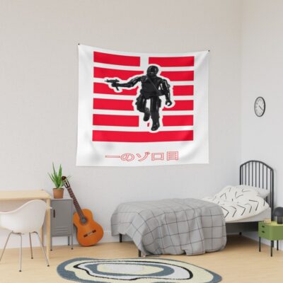 G.I. Joe Snake Eyes Silent Commando 1982 Japanese Art Tapestry