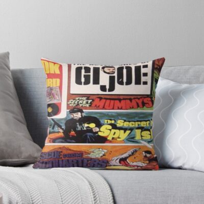 Adventures Of G.I. Joe Throw Pillow