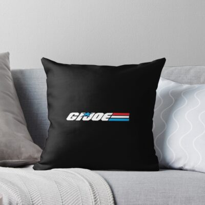 G.I. Joe Logo Text Throw Pillow