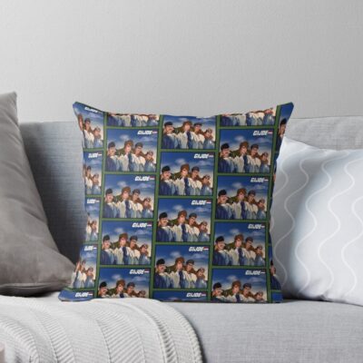 G.I. Joe Random Moment 1 Green Border Throw Pillow