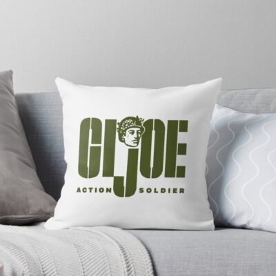 Gi Joe Soldier Fanart Throw Pillow