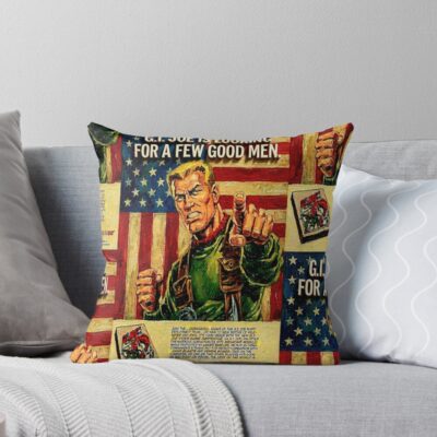 A Call To Courage The G.I. Joe Legend Throw Pillow