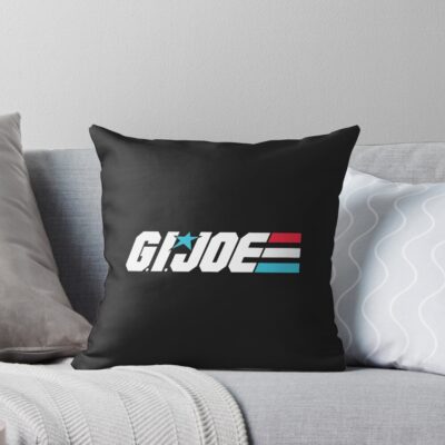 G.I. Joe Design Logo Throw Pillow