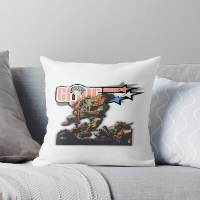 G.I. Joe Issue 11 1950s Classic Action Hero Throw Pillow